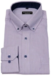 Langarmhemd bgelfrei Button-Down-Kragen Kontrastknpfe
