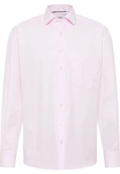 Eterna Langarmhemd COMFORT FIT NON IRON Rosa/Fliederfarben/Lila