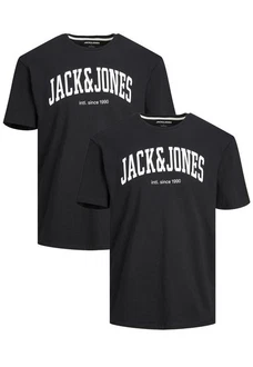 Jack & Jones T-Shirt 2-er Set Logo T-Shirt Kurzarm Basic Shirt JJELOGO (5581) Schwarz (5581) Jack & Jones T-Shirt 2-er Set Logo T-Shirt Kurzarm Basic Shirt JJELOGO (5581) Schwarz (5581)