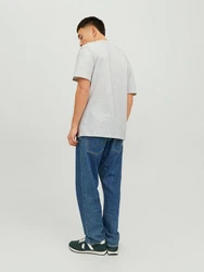 Jack & Jones T-Shirt 2-er Set Logo T-Shirt Kurzarm Basic Shirt JJELOGO (5581) Wei