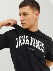 Jack & Jones T-Shirt 2-er Set Logo T-Shirt Kurzarm Basic Shirt JJELOGO (5581) Schwarz/Weiß (5581)