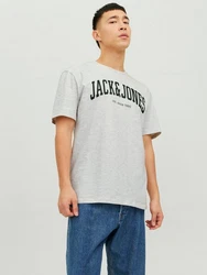 Jack & Jones T-Shirt 2-er Set Logo T-Shirt Kurzarm Basic Shirt JJELOGO (5581) Wei