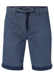 TIMEZONE Chinoshorts Chino Shorts mit Kordelzug LucaTZ 5918 Navy