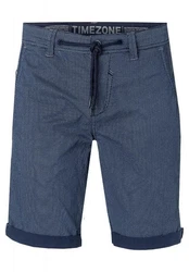 TIMEZONE Chinoshorts Chino Shorts mit Kordelzug LucaTZ 5918 Navy