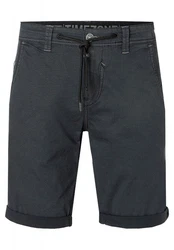 TIMEZONE Chinoshorts Chino Shorts mit Kordelzug LucaTZ 5918 Schwarz