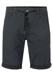 Chinoshorts Chino Shorts mit Kordelzug LucaTZ 5918 in Schwarz