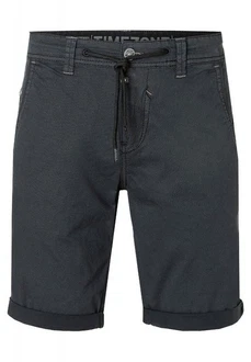 TIMEZONE Chinoshorts Chino Shorts mit Kordelzug LucaTZ 5918 Schwarz
