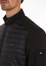 Tommy Hilfiger Steppjacke CL MIX MEDIA STAND COLLAR JACKET Schwarz/Grau