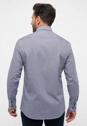 Eterna Langarmhemd MODERN FIT NON IRON Dunkelblau/Hellblau/Blau/Dunkelgrau