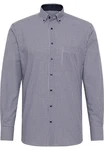Eterna Langarmhemd MODERN FIT NON IRON Dunkelblau/Hellblau/Blau/Dunkelgrau