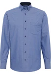 Eterna Langarmhemd MODERN FIT NON IRON Dunkelblau/Blau/Hellblau