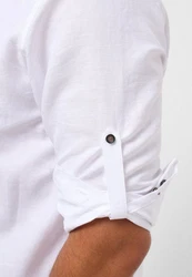 Eterna Langarmhemd MODERN FIT Weiß/Creme