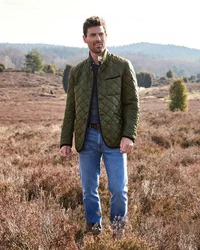 Barbour Steppjacke Modern Liddesdale Dunkelgrün/Grün