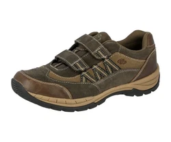 BRTTING Freizeitschuh Man Comfort V Klettschuh Khaki/Dunkelgrün/Braun