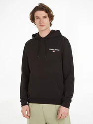 Tommy Jeans Kapuzensweatshirt TJM REG ENTRY GRAPHIC HOODIE Schwarz