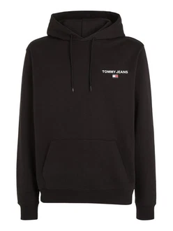 Tommy Jeans Kapuzensweatshirt TJM REG ENTRY GRAPHIC HOODIE Schwarz