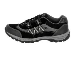 BRTTING Freizeitschuh Man Comfort V Klettschuh Schwarz/Dunkelgrau