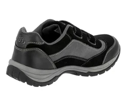 BRTTING Freizeitschuh Man Comfort V Klettschuh Schwarz/Dunkelgrau