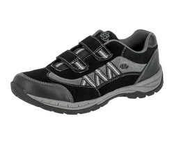 BRTTING Freizeitschuh Man Comfort V Klettschuh Schwarz/Dunkelgrau