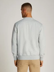 Tommy Hilfiger Sweatshirt TOMMY LOGO SWEATSHIRT mit klassischem Rundhalsausschnitt Grau