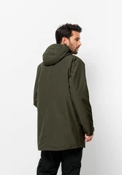 Jack Wolfskin Funktionsparka WINTERLAGER PARKA Dunkelgrün/Grün/Khaki