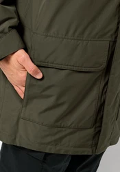 Jack Wolfskin Funktionsparka WINTERLAGER PARKA Dunkelgrün/Grün/Khaki
