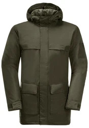 Jack Wolfskin Funktionsparka WINTERLAGER PARKA Dunkelgrün/Grün/Khaki