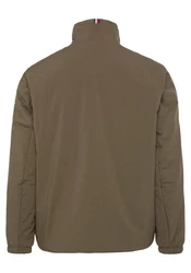 Tommy Hilfiger Steppjacke CL MIX MEDIA STAND COLLAR JACKET Dunkelgrün/Khaki/Braun