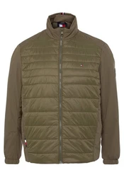 Tommy Hilfiger Steppjacke CL MIX MEDIA STAND COLLAR JACKET Dunkelgrün/Khaki/Braun