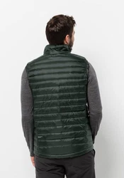 Jack Wolfskin Daunenweste PASSAMANI DOWN VEST Dunkelgrün/Grün