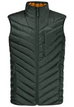 Jack Wolfskin Daunenweste PASSAMANI DOWN VEST Dunkelgrün/Grün