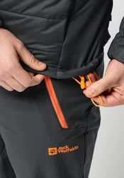 Jack Wolfskin Funktionsjacke LAPAWA INS JKT M Dunkelgrau/Grau/Schwarz
