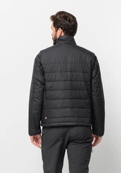 Jack Wolfskin Funktionsjacke LAPAWA INS JKT M Dunkelgrau/Grau/Schwarz