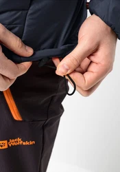 Jack Wolfskin Funktionsjacke LAPAWA INS HOODY Dunkelblau