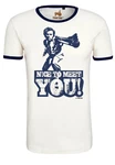 LOGOSHIRT T-Shirt Dirty Harry Nice To Meet You Schwarz/Dunkelblau/Weiß/Creme