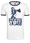 LOGOSHIRT T-Shirt Dirty Harry Nice To Meet You Schwarz/Dunkelblau/Weiß