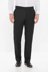 Next Strukturierte Hose aus Wollgemisch Schwarz/Dunkelgrau