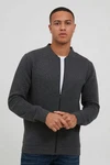 Indicode Sweatjacke IDBronte mit Reißverschluss Dunkelgrau/Hellgrau/Grau