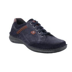 Josef Seibel Schnürschuh Anvers 42 Dunkelblau/Hellblau