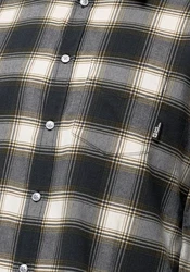 Jack Wolfskin Flanellhemd WANDERWEG SHIRT Beige/Dunkelblau/Blau/Braun
