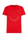 Tommy Hilfiger T-Shirt MONOTYPE ROUNDLE TEE Rot