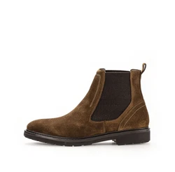 Pius Gabor Chelseaboots Braun/Dunkelbraun/Dunkelgrün