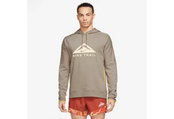 Nike Kapuzensweatshirt DRI-FIT TRAIL MAGIC HOUR MEN'S PULLOVER TRAIL RUNNING HOODIE Khaki/Grau/Braun