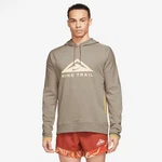 Nike Kapuzensweatshirt DRI-FIT TRAIL MAGIC HOUR MEN'S PULLOVER TRAIL RUNNING HOODIE Khaki/Grau/Braun