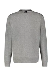 LERROS Sweatshirt Leichter Sweater in Strukturqualität Hellgrau/Grau