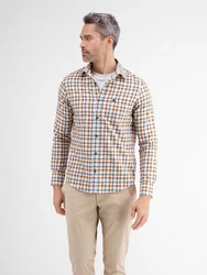LERROS Karohemd Twillqualität Braun/Mischfarben/Rot/Khaki/Beige