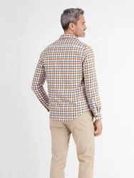 LERROS Karohemd Twillqualität Braun/Mischfarben/Rot/Khaki/Beige
