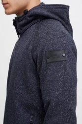Indicode Fleecejacke IDChillingworth Dunkelblau/Blau/Hellblau