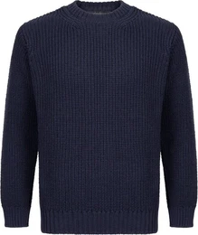 Wollpullover Crosshaven Ribbed Crew Neck Sweater Men