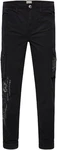 CAMP DAVID Cargohose Schwarz/Dunkelblau/Khaki
